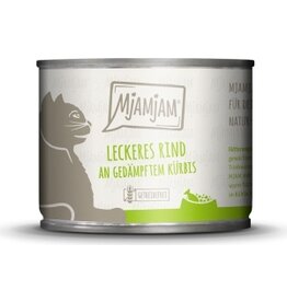 Mjamjam MjAMjAM - Katze leckeres Rind an gedämpftem Kürbis 200 g