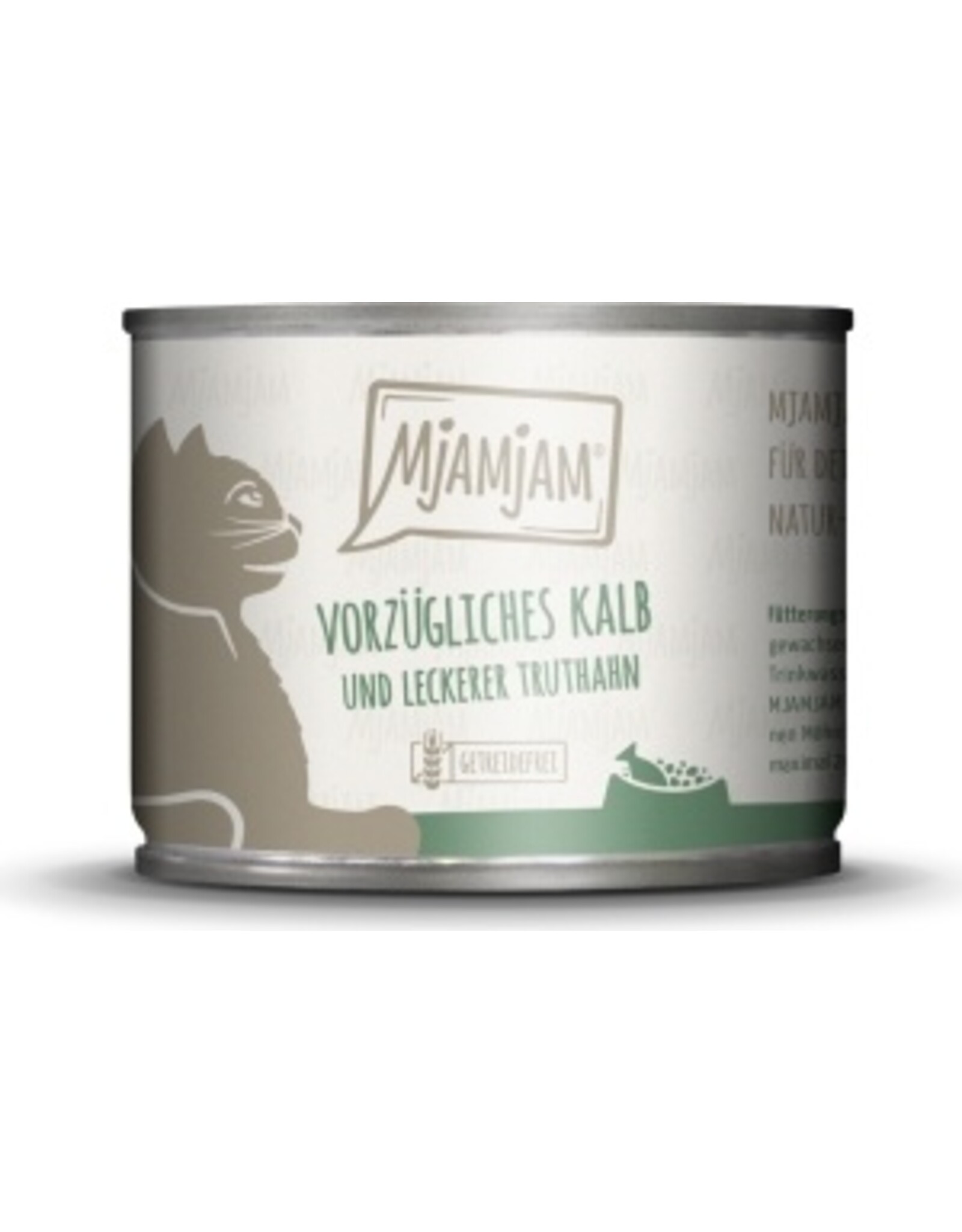 Mjamjam MjAMjAM - Katze vorzügliches Kalb & Truthahn an leckeren Möhrchen 200g