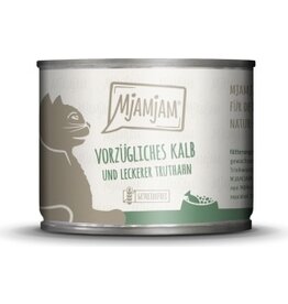 Mjamjam MjAMjAM - Katze vorzügliches Kalb & Truthahn an leckeren Möhrchen 200g