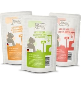 Mjamjam MjAMjAM - Katze Mixpaket I 4*Huhn, 4*Rind, 4*Herzen 125 g