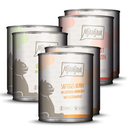 Mjamjam MjAMjAM - Katze Mixpaket I 2*Huhn, 2*Rind, 2*Herzen 800 g
