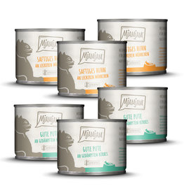 Mjamjam MjAMjAM - Katze Monopaket I mit 3*Huhn und 3*Pute 200 g