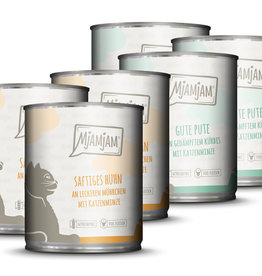 Mjamjam MjAMjAM - Katze Monopaket I mit 3*Huhn und 3*Pute 800 g