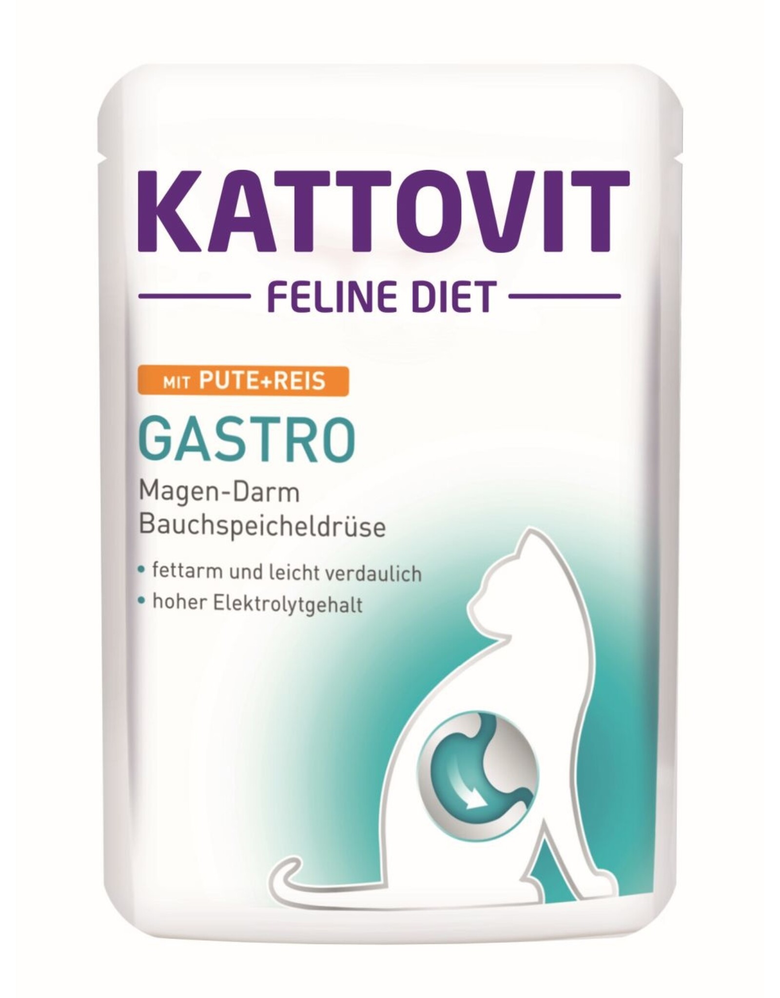 Kattovit Kattovit Gastro Pute & reis 85g Frischebeutel