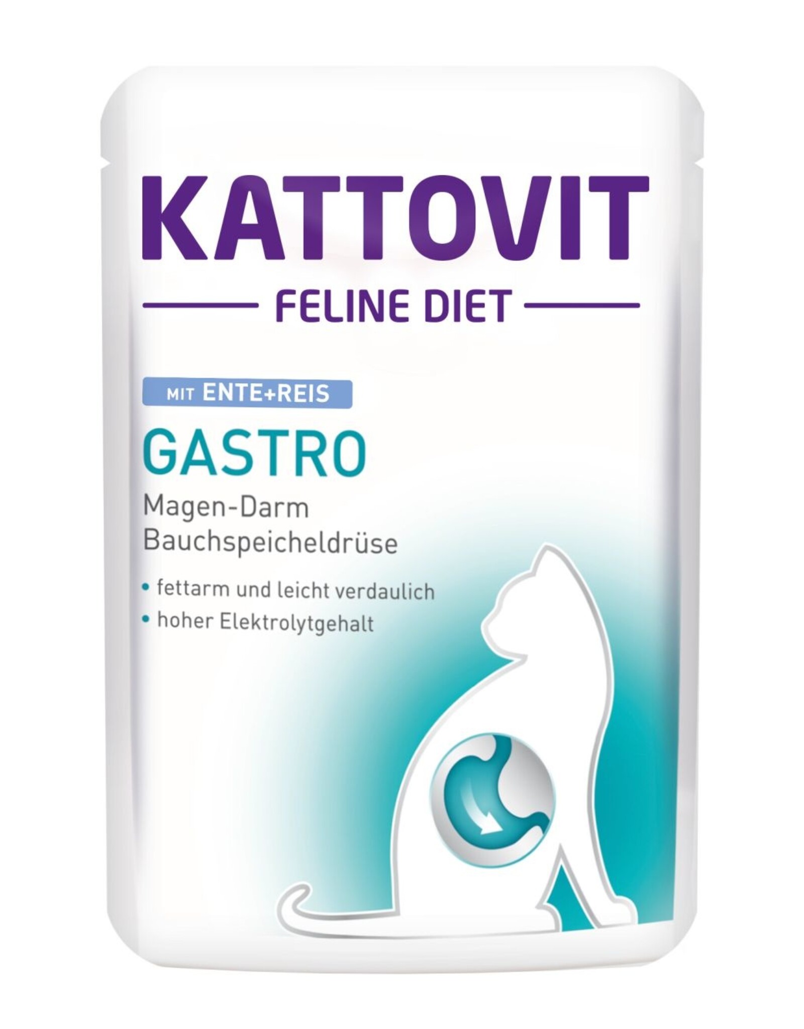 Kattovit Kattovit Feline Diet Gastro Ente + Reis 85g