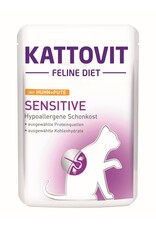 Kattovit Kattovit Sensitive Huhn & Pute 85g Frischebeutel