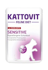 Kattovit Kattovit Feline Diet Sensitive Huhn + Ente 85g PB