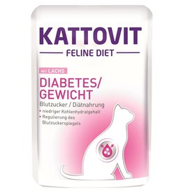 Kattovit KATTOVIT Diabetes/Gewicht Lachs 85g