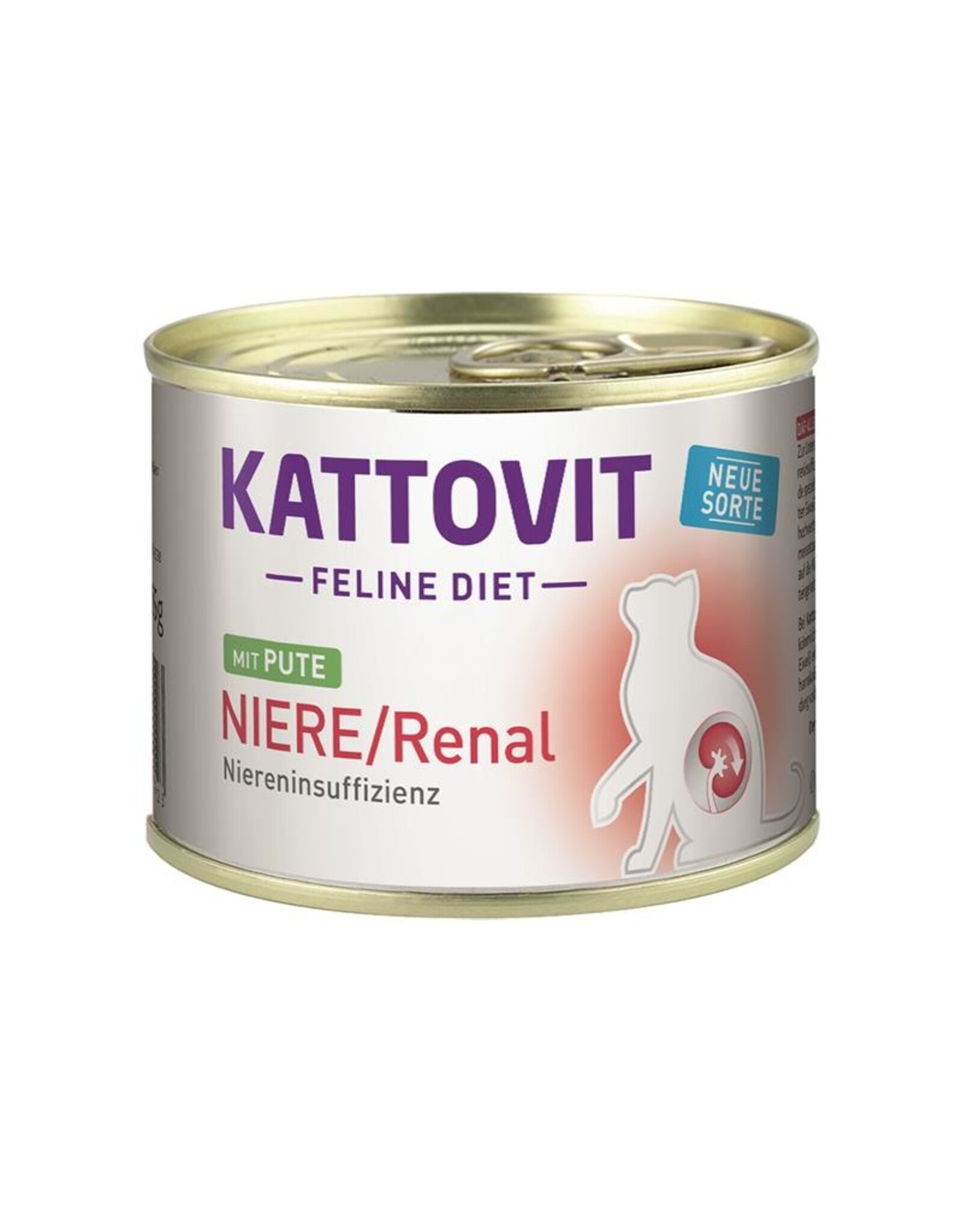 Kattovit Kattovit Feline Diet Niere/Renal Pute 185g