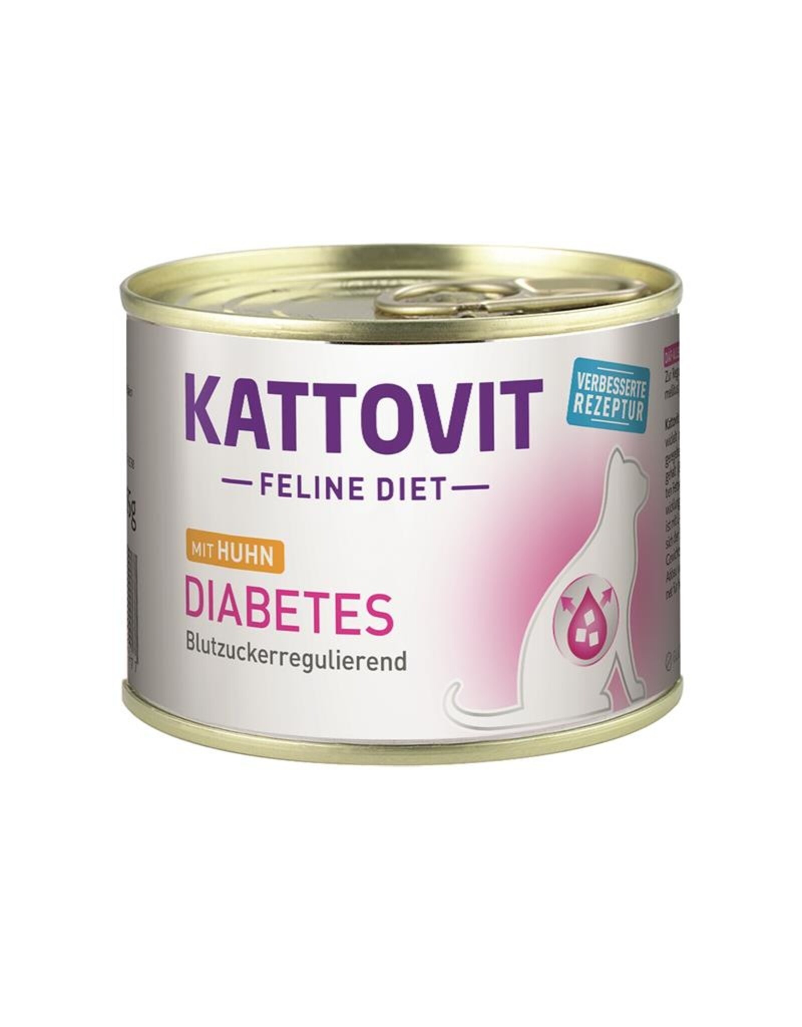 Kattovit Kattovit Feline Diet Diabetes/Gewicht Huhn 185g