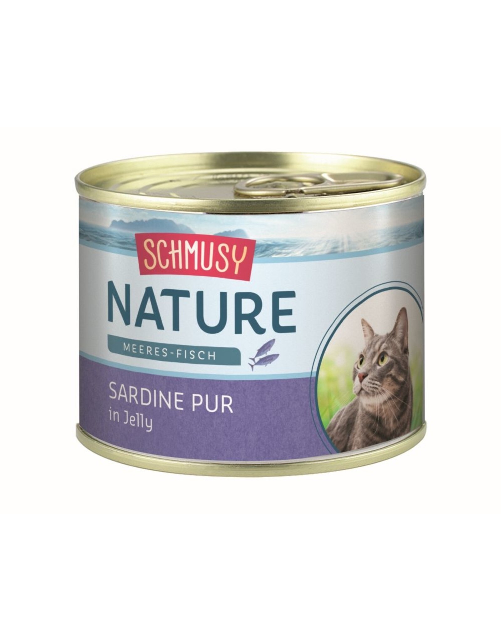 Kattovit Schmusy Nature Meeres-Fisch Sardine pur 185g Dose