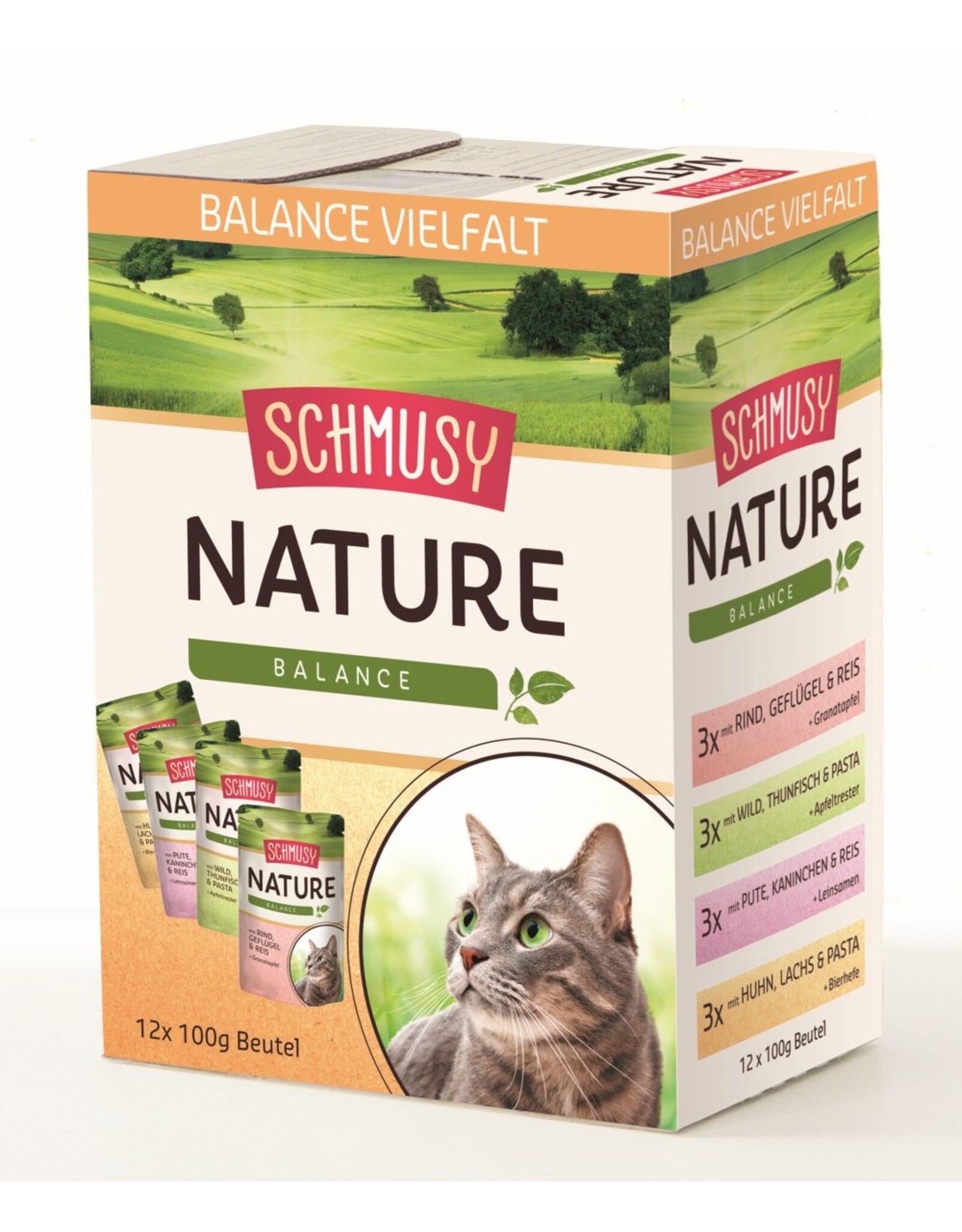 Kattovit Schmusy Natures Menü Multipack 12x100g