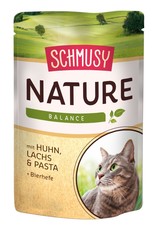 Kattovit Schmusy Natures Menü Huhn und Lachs 100g