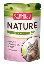 Kattovit Schmusy Natures Menü Pute und Kaninchen 100g