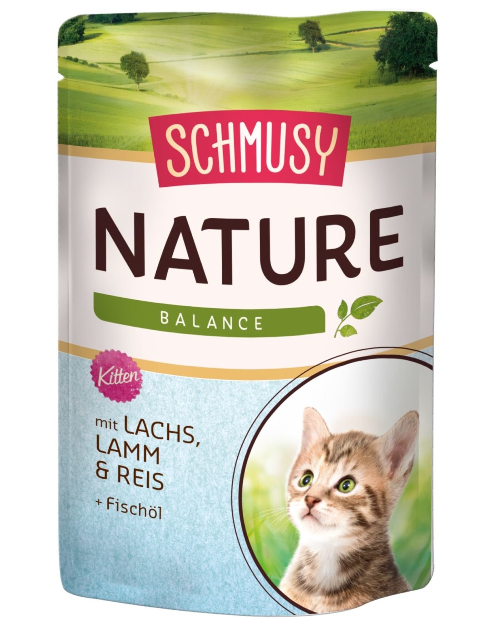 Kattovit Schmusy Natures Menü Kitten Lachs 100g