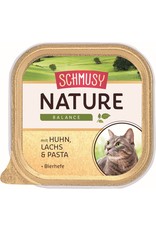 Kattovit Schmusy Natures Menü Huhn & Lachs 100g