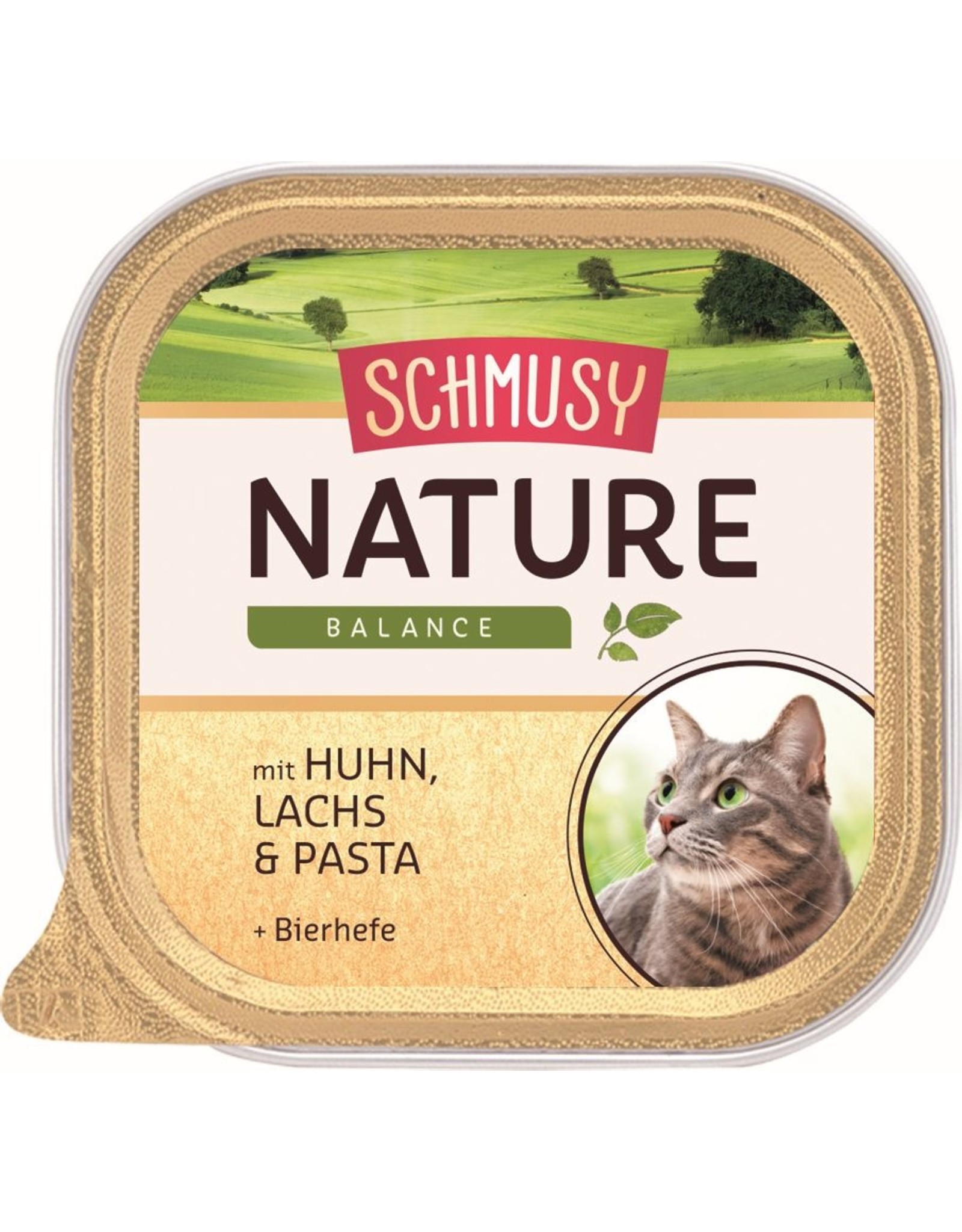 Kattovit Schmusy Natures Menü Huhn & Lachs 100g