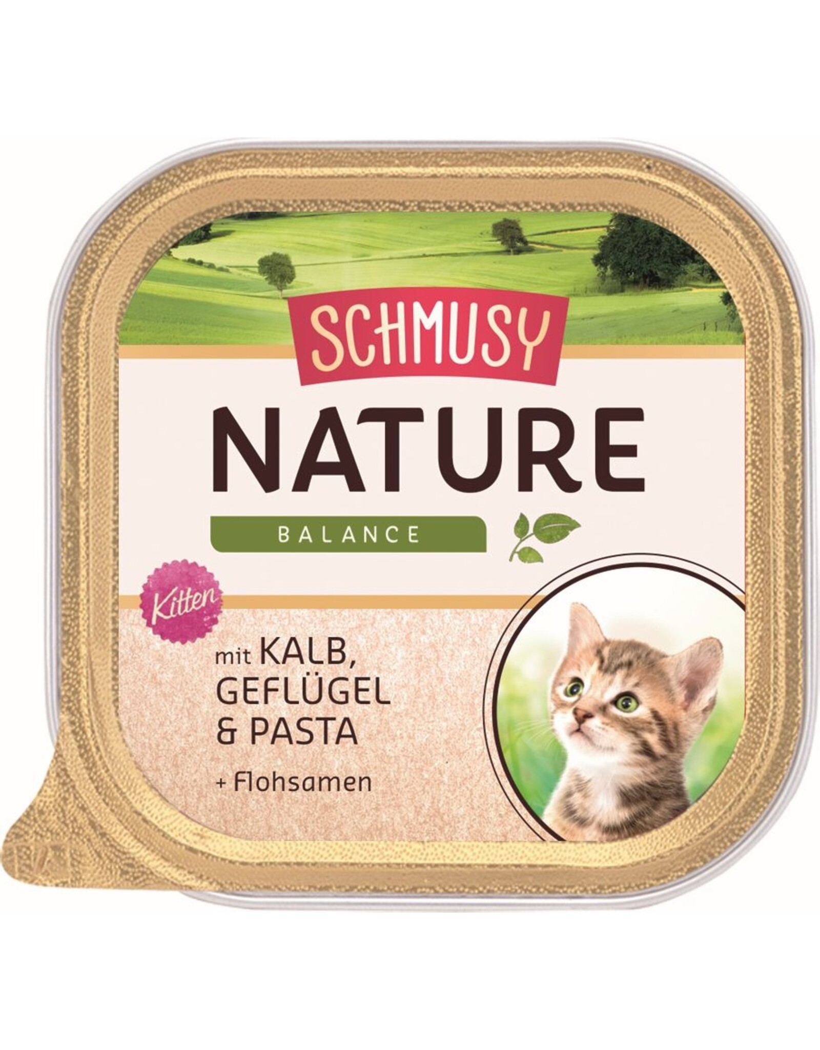 Kattovit Schmusy Natures Menü Kitten Kalb 100gS