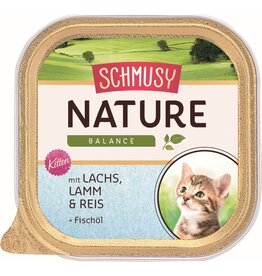 Kattovit Schmusy Natures Menü Kitten Lachs100gS