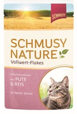 Kattovit Schmusy Vollwert Flakes Pute & Reis 100gP