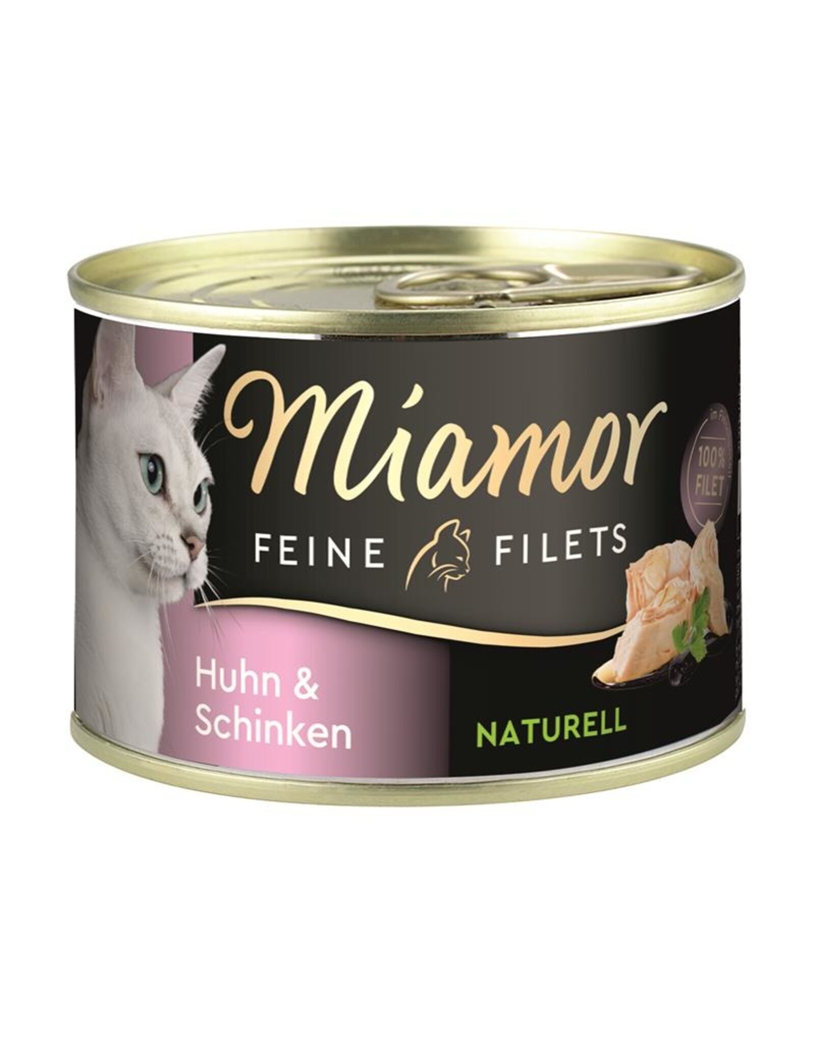 Kattovit Miamor Feine Filets Naturelle Huhn & Schinken 156g Dose