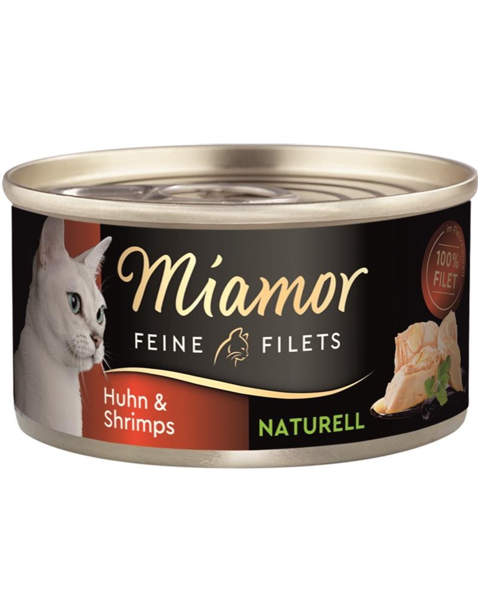 Kattovit Miamor Feine Filets Naturelle Huhn & Shrimps 80g