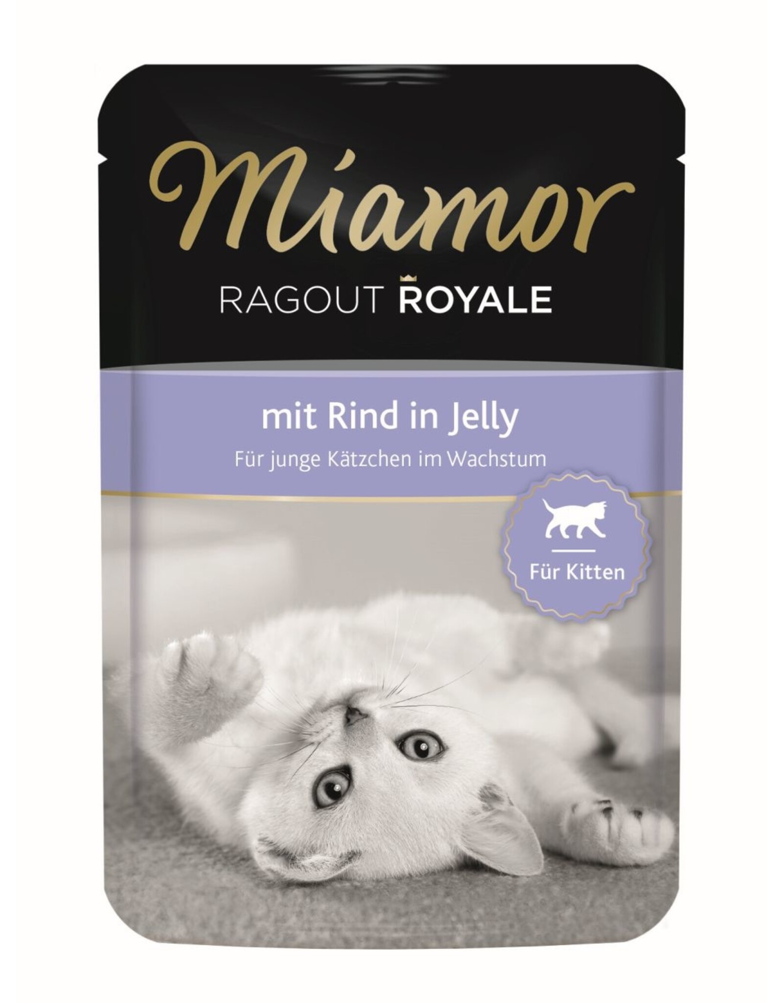Kattovit Miamor Ragout Royale Kitten mit Rind 100g