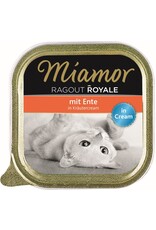 Kattovit Miamor Ragout Royale Cream Ente in Kräutercream 100g Schale