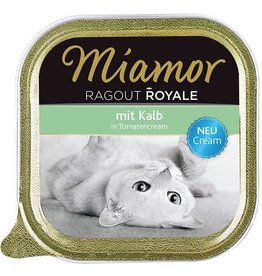 Kattovit Miamor Ragout Royale Cream Kalb in Tomatencream 100g Schale
