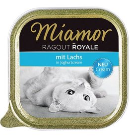Kattovit Miamor Ragout Royale Cream Lachs in Joghurtcream 100g Schale