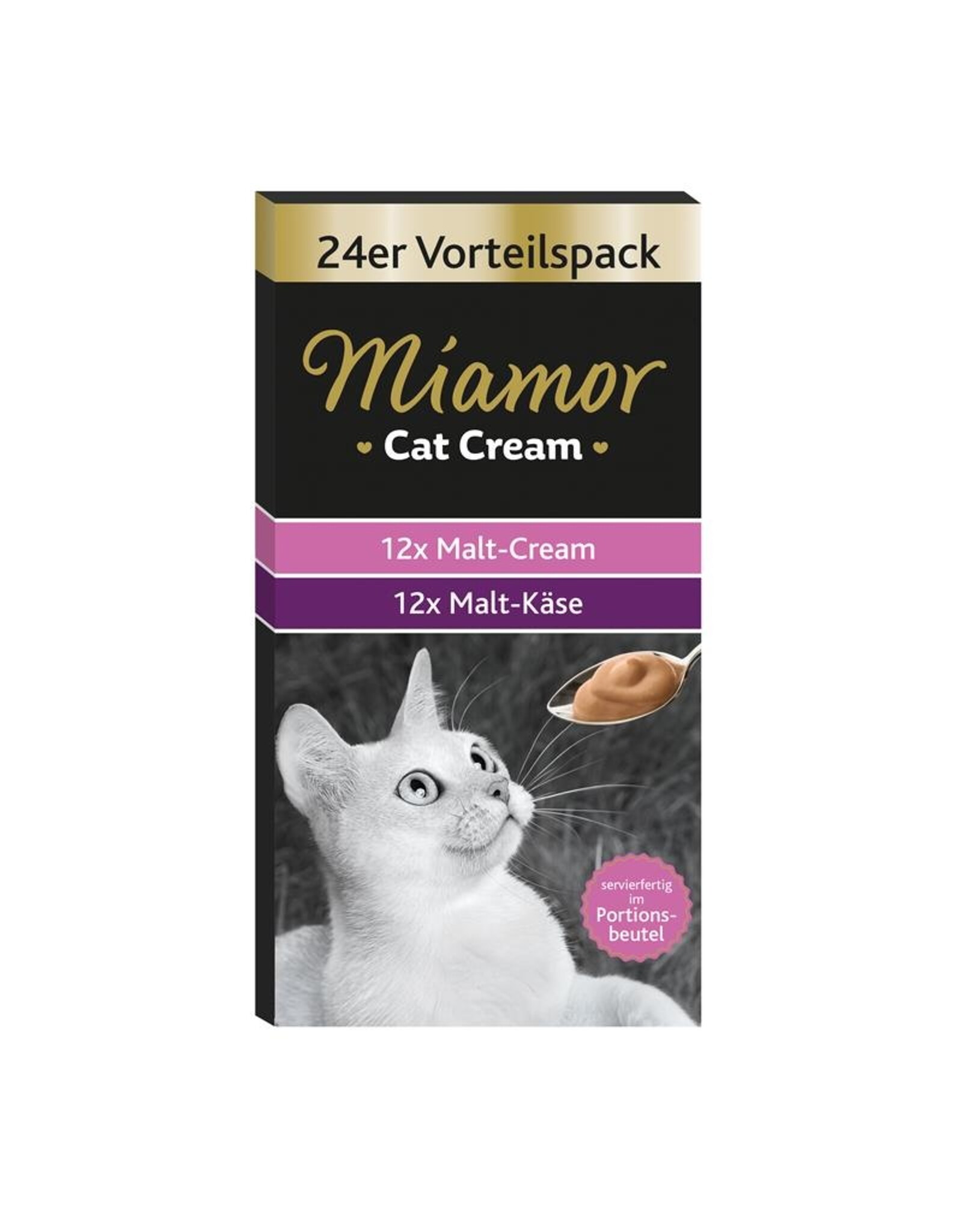 Kattovit Miamor Cat Snack Malt-Cream Vorteilspack 4x24x15g