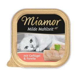 Kattovit Miamor Milde Mahlzeit Geflügel & Forelle 100g