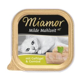 Kattovit Miamor Milde Mahlzeit Geflügel & Gemüse 100g
