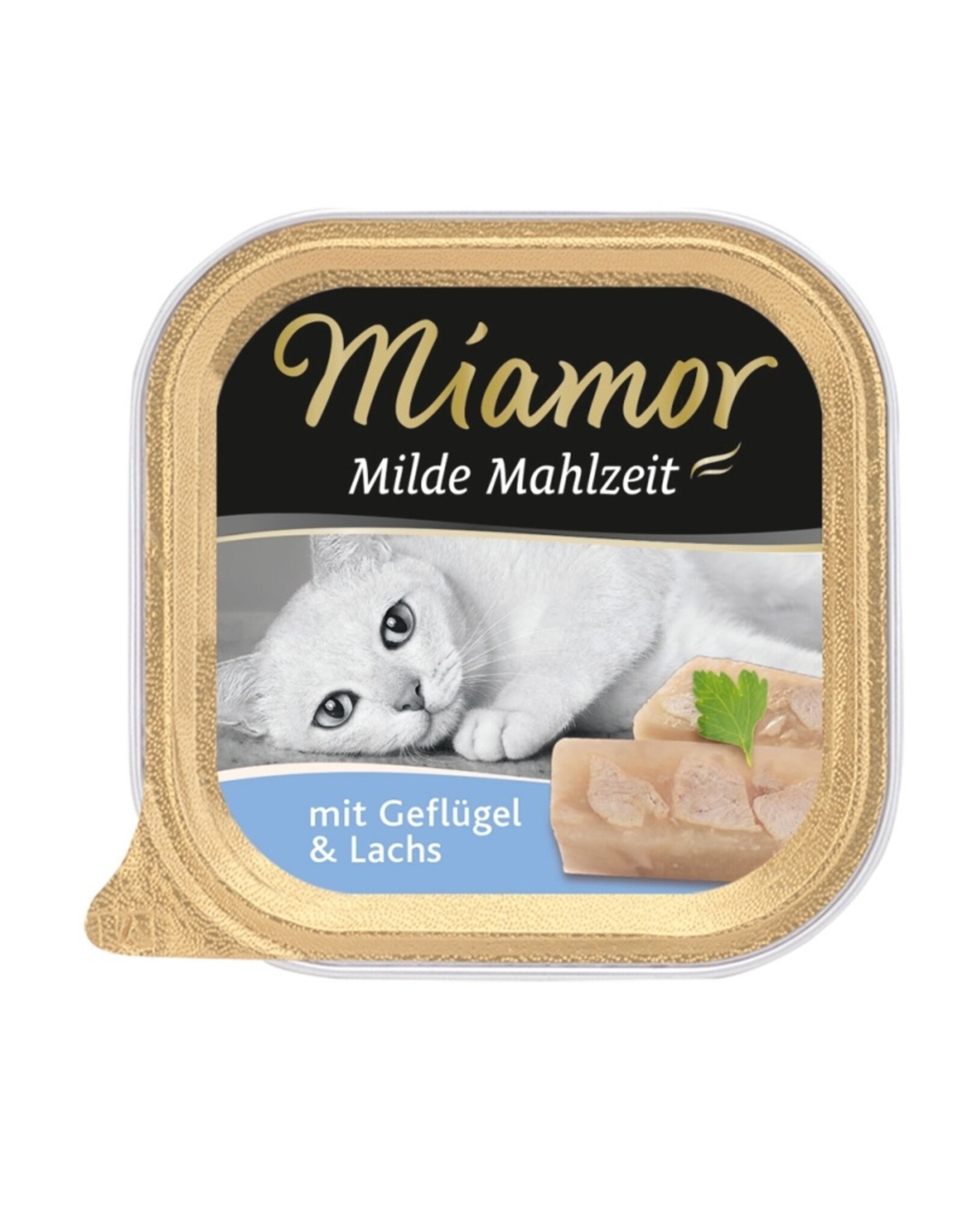 Kattovit Miamor Milde Mahlzeit Geflügel & Lachs 100g