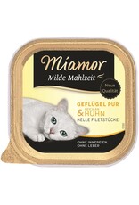 Kattovit Miamor Milde Mahlzeit Geflügel & Huhn 100g