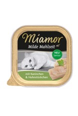 Kattovit Miamor Milde Mahlzeit Senior Kaninchen & Huhnstückchen 100g