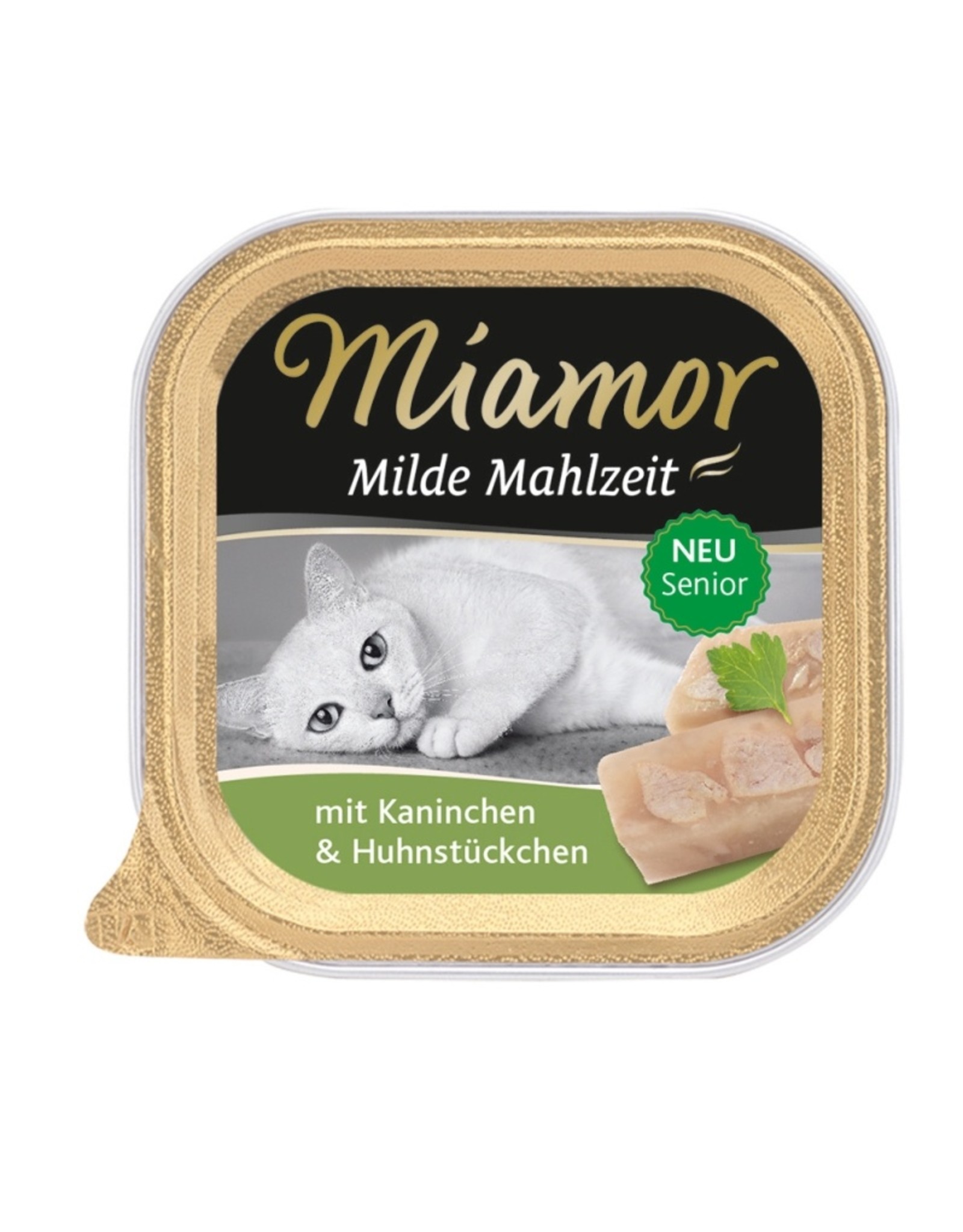 Kattovit Miamor Milde Mahlzeit Senior Kaninchen & Huhnstückchen 100g