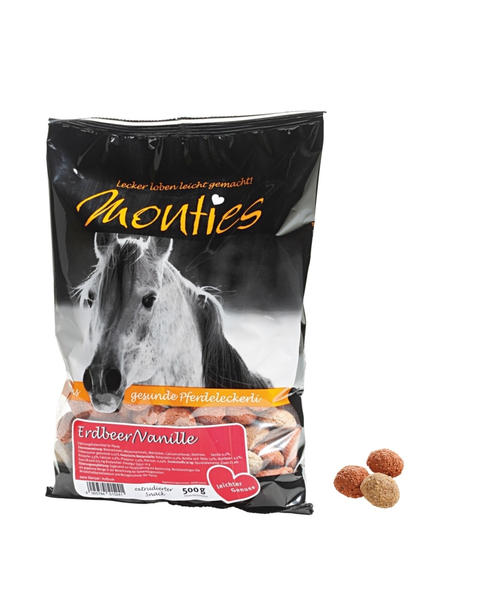 Allco Monties Erdbeer & Vanille Snacks 500g