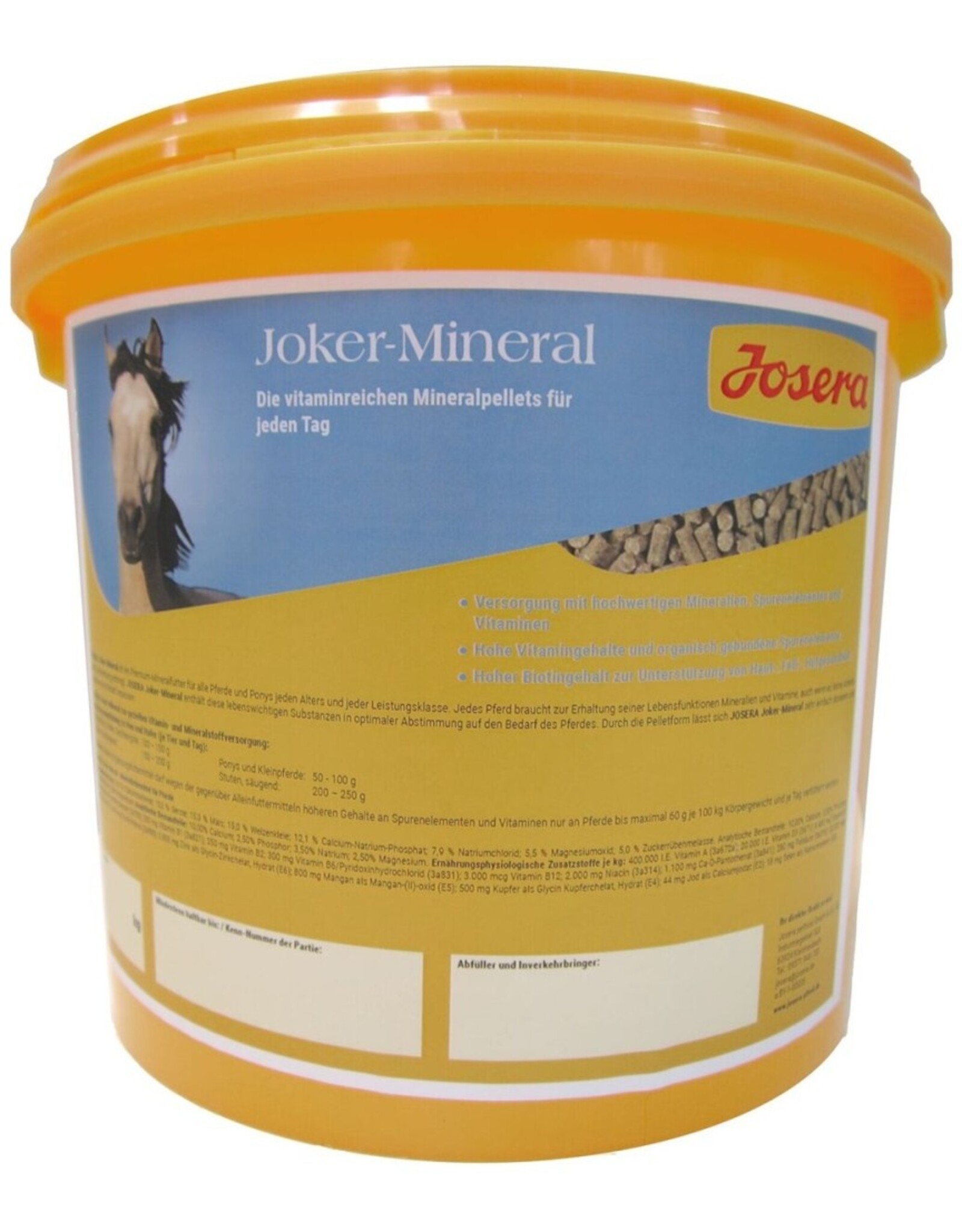 Josera Josera Pferd Jocker Mineral 4kg Eimer