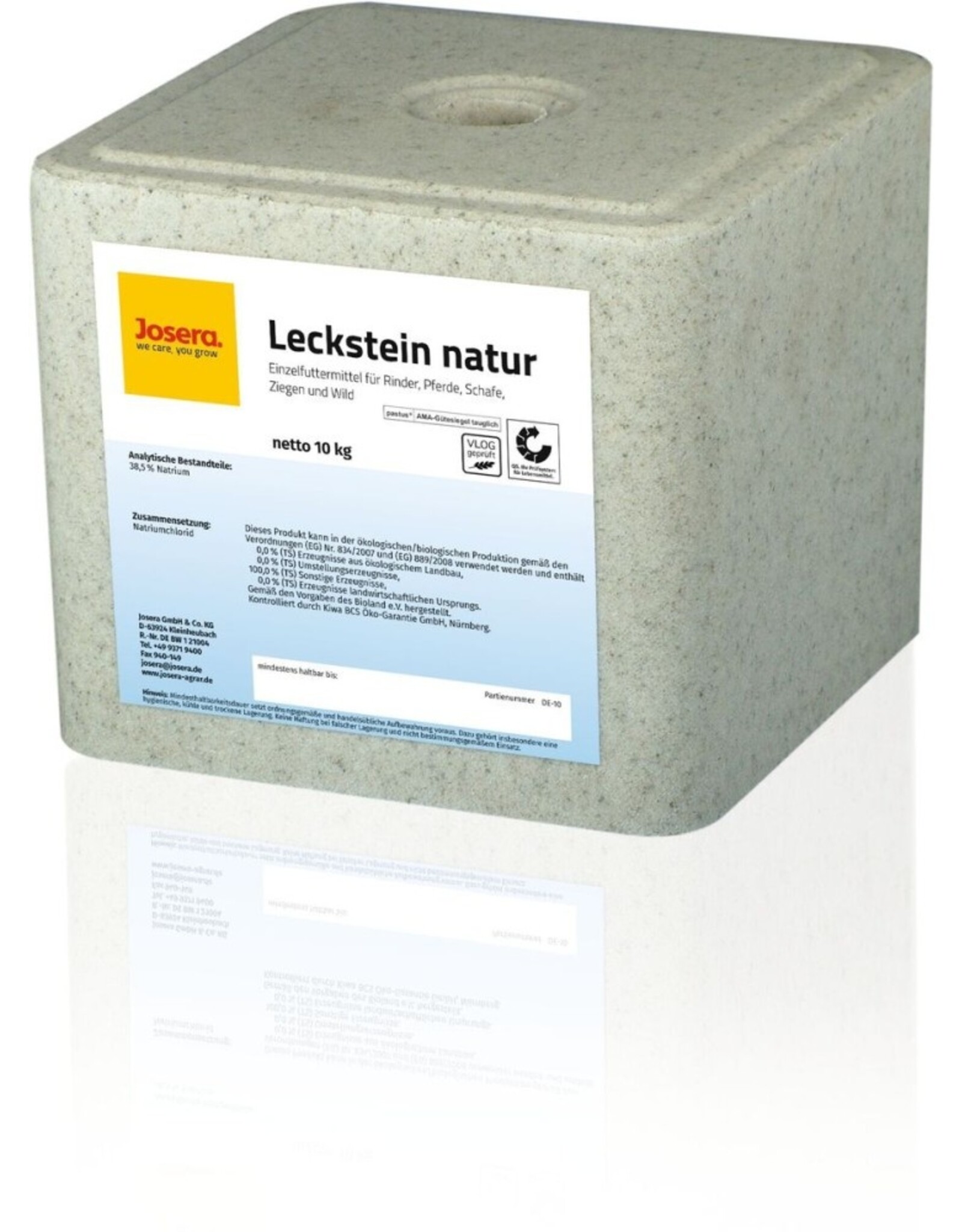 Josera Josera petfood, Pferd, Leckstein natur 10kg