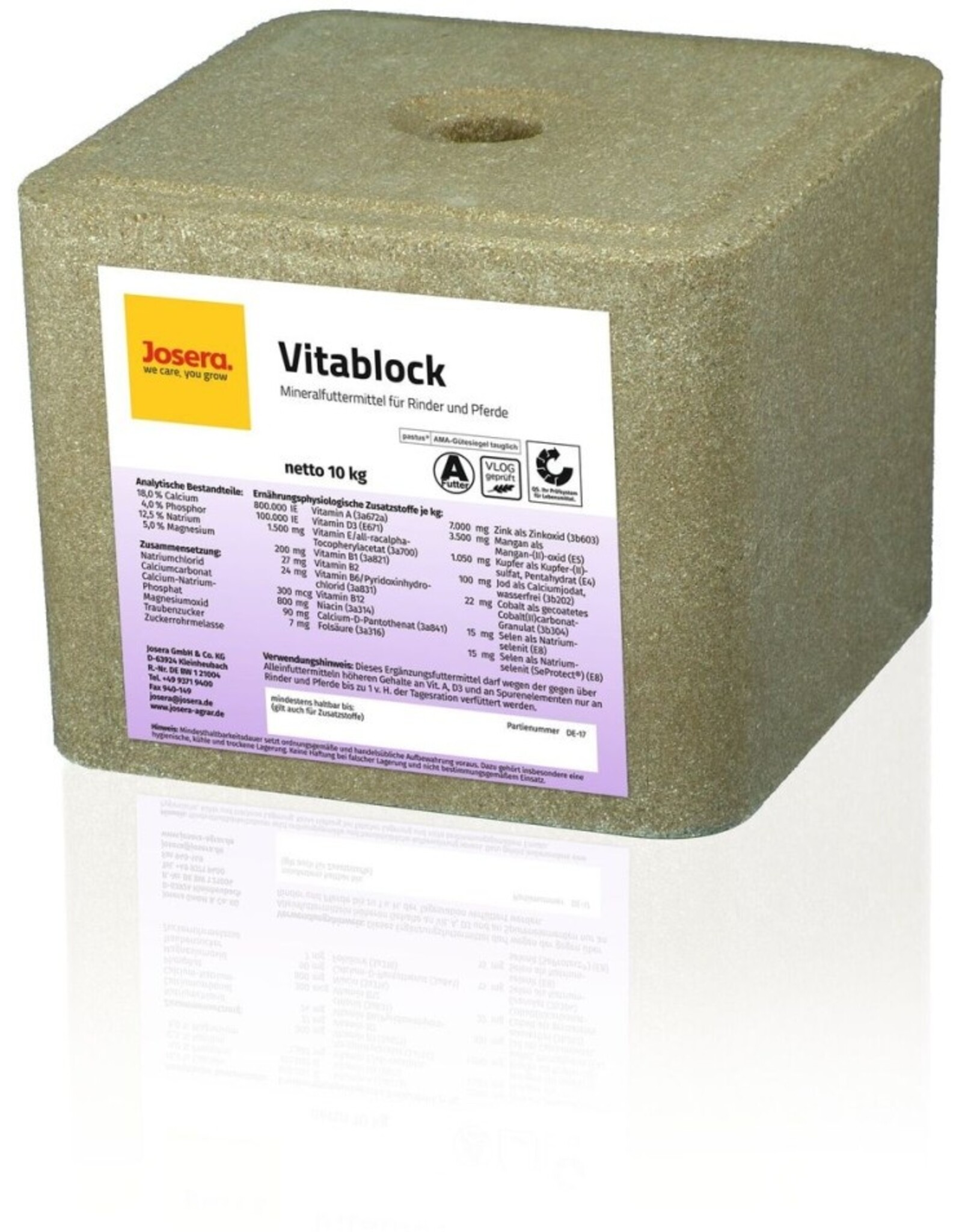 Josera Josera petfood, Pferd,  Vitablock 10kg