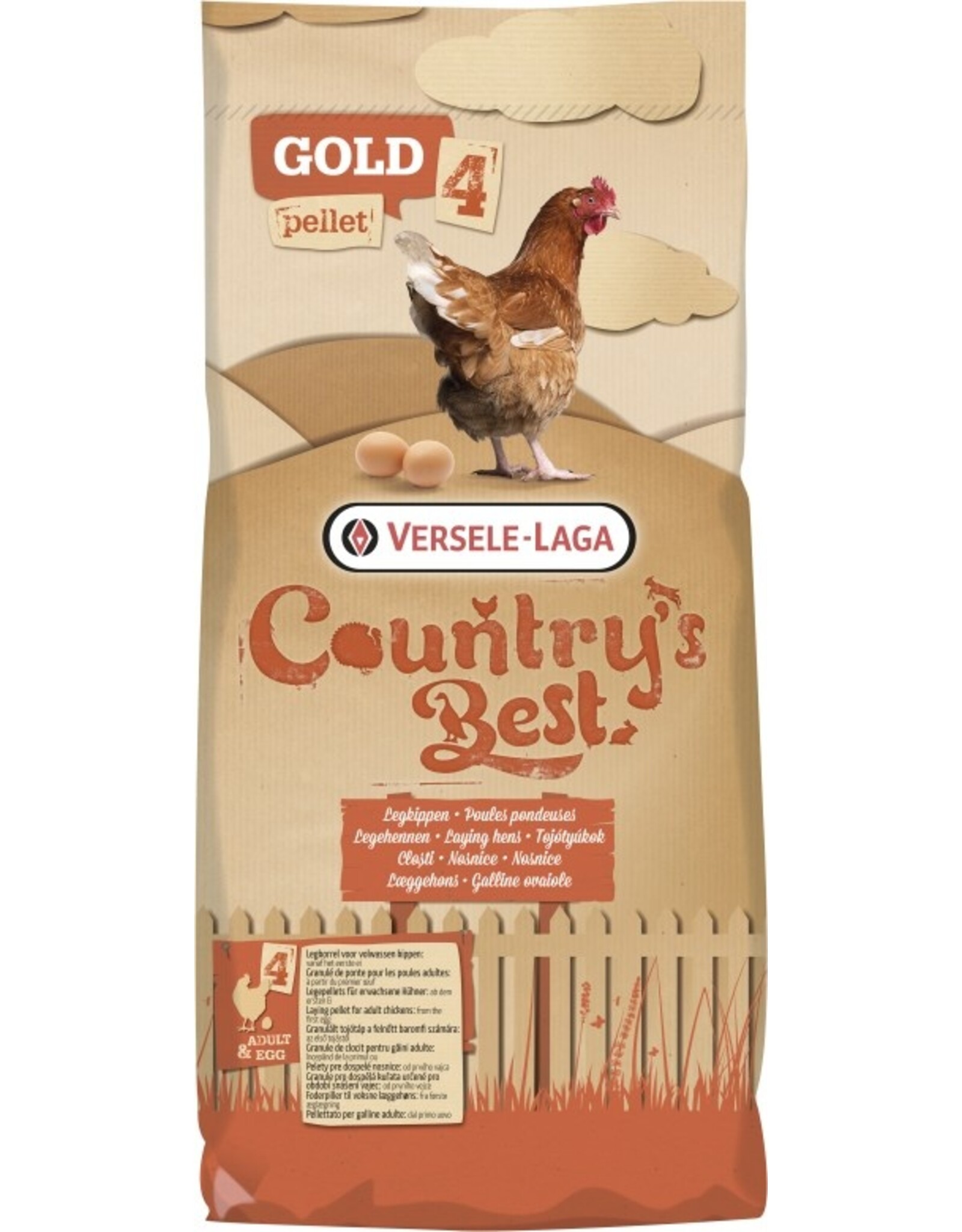 Versele-Laga Countrys Best GOLD 4 Pellet 20kg
