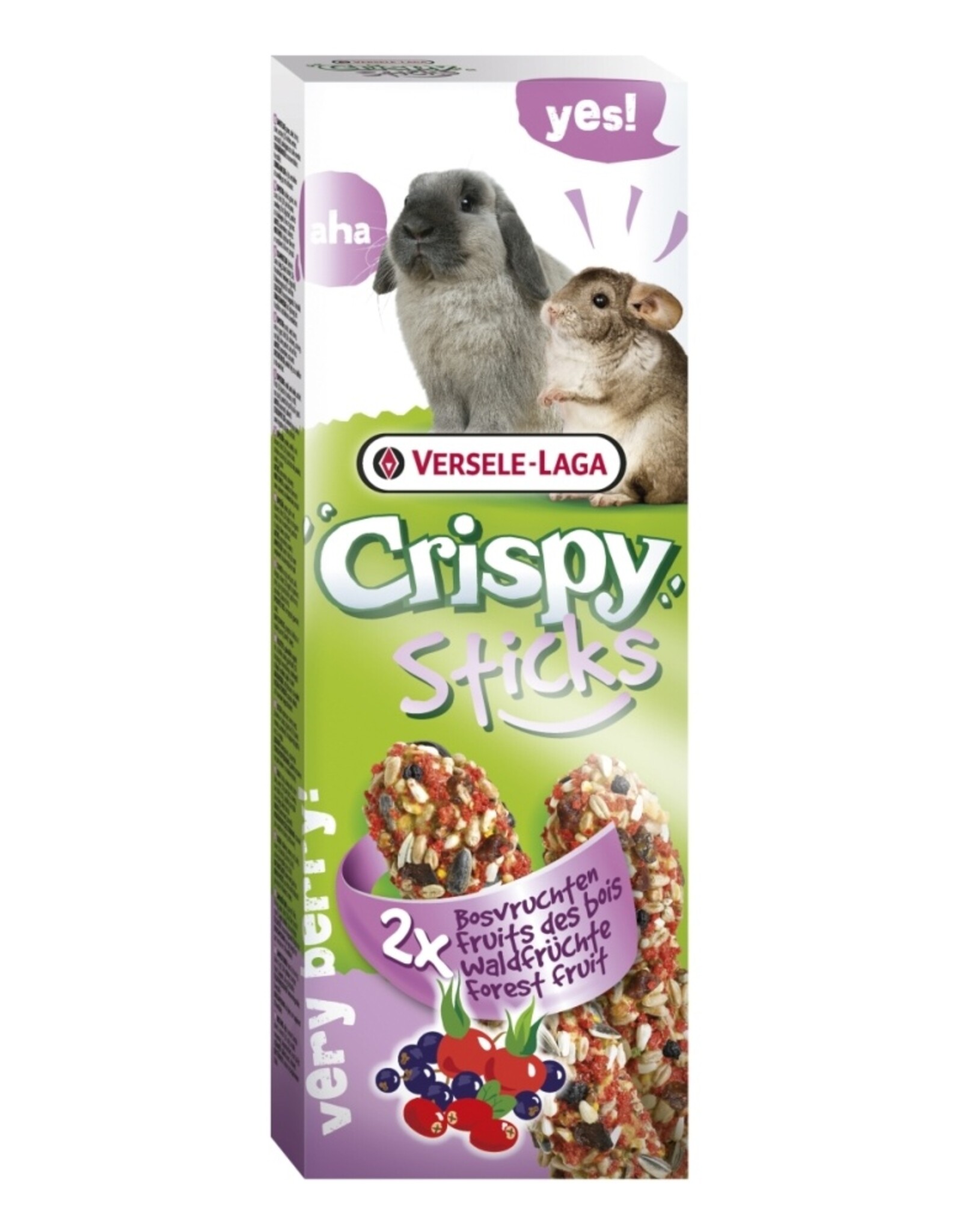 Versele-Laga Crispy Sticks Kaninchen-Meerschweinchen Waldfrüchte 2 Stück 110g