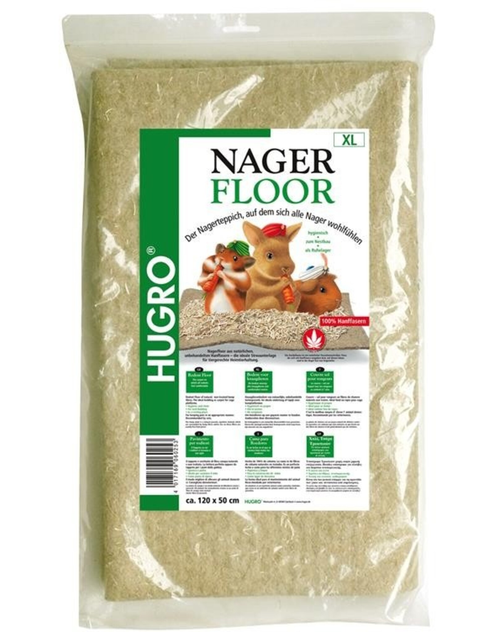 HUGRO Hugro Nagerfloor Hanfmatte XL 50x120cm