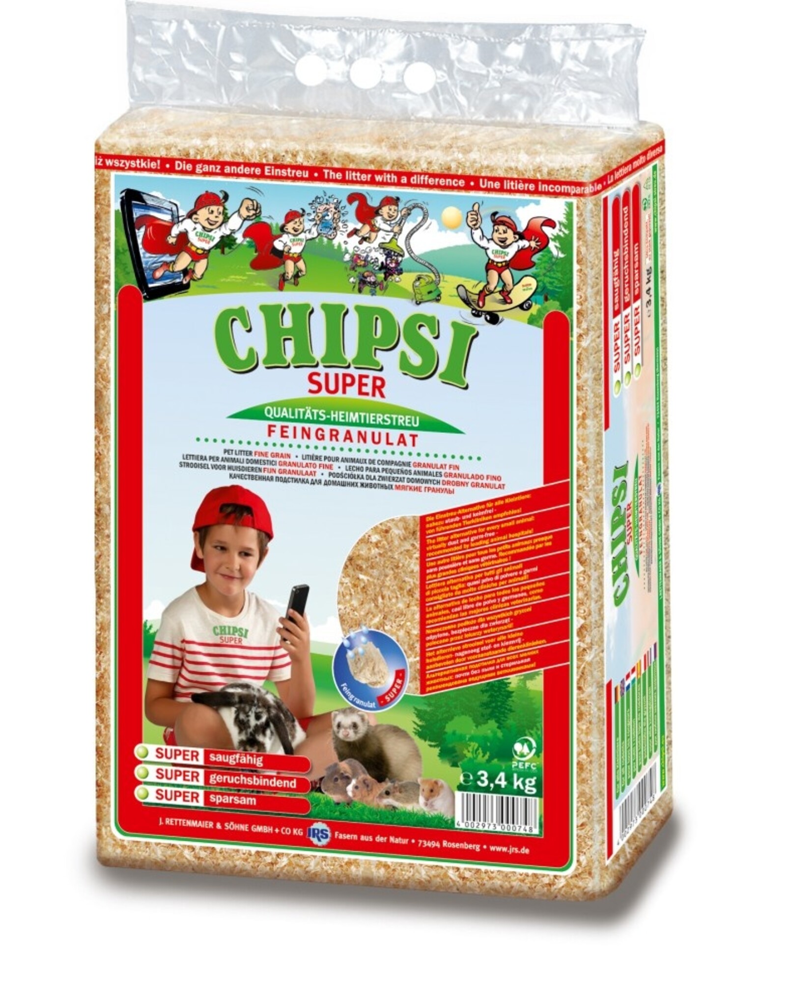 Chipsi Chipsi Heimtierstreu Super 3,4kg