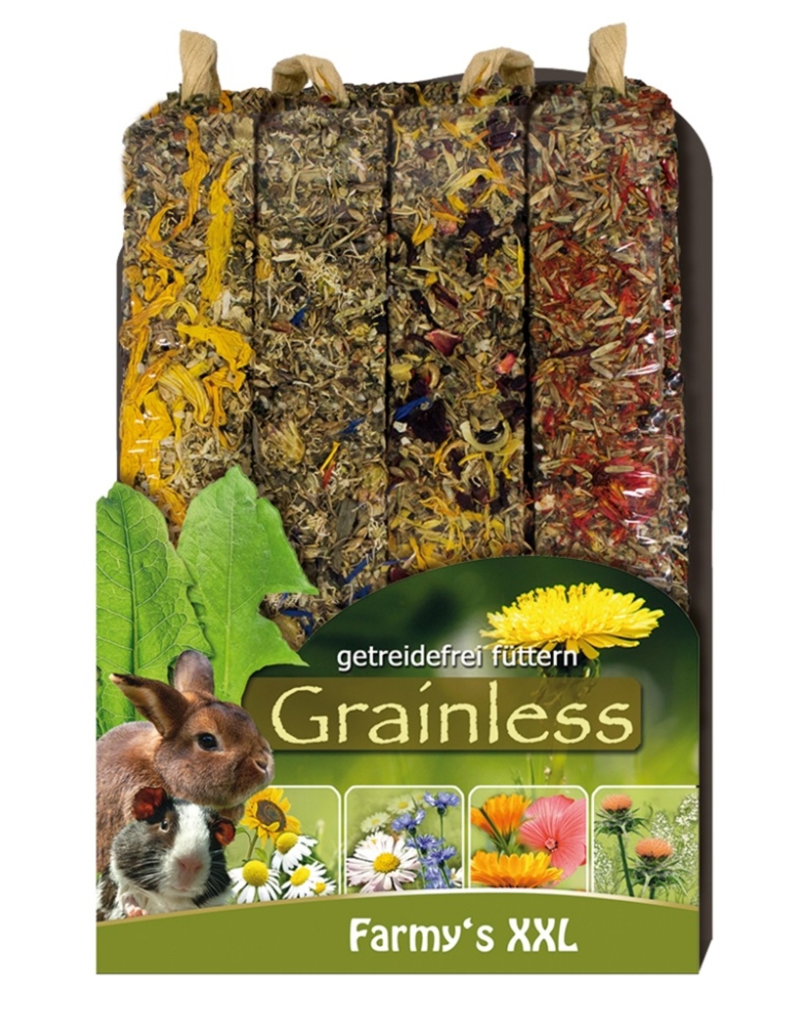 JR Farm 4x JR Farm Grainless FARMYs XXL 4er 450g