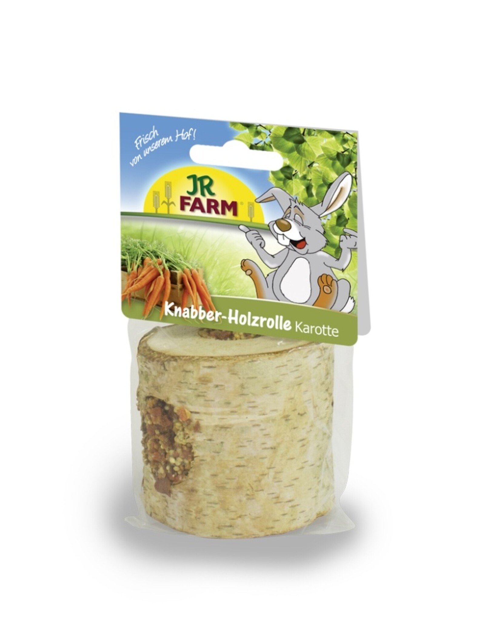 JR Farm 5x JR Farm Knabber-Holzrolle Karotte 150 g