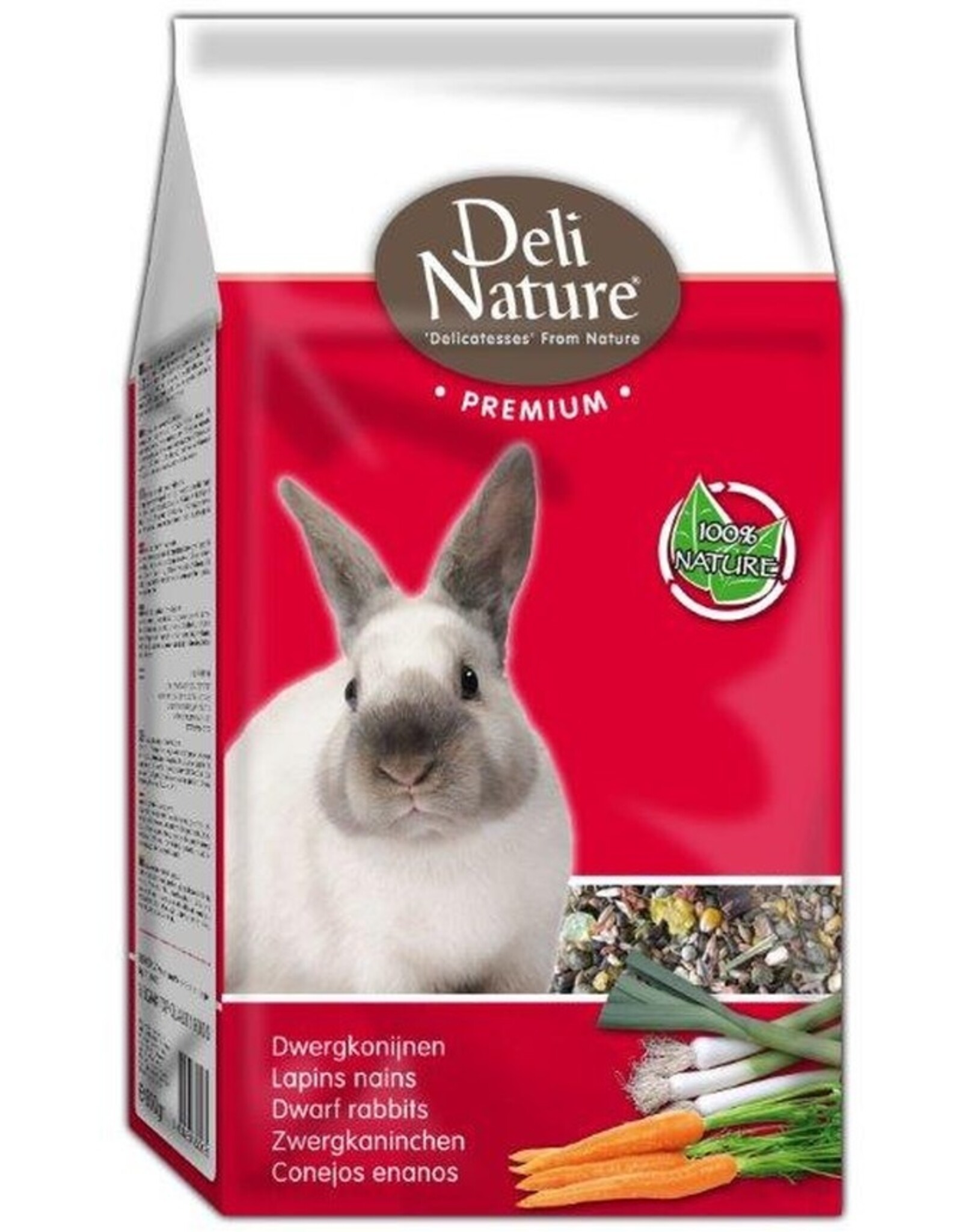 Deli Nature Beduco Deli Nature Nager Premium ZWERGKANINCHEN 800g