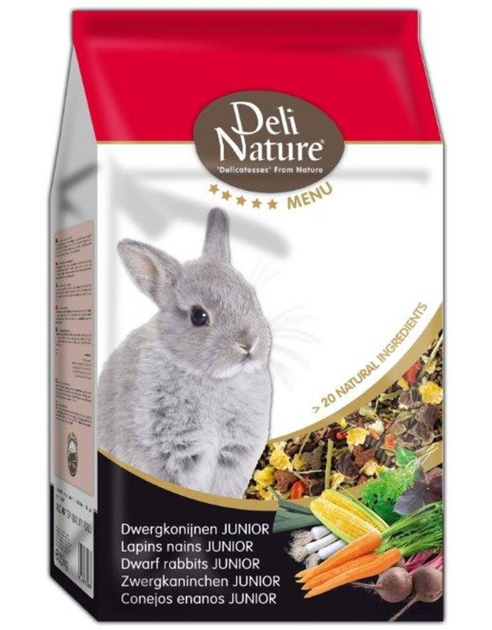 Deli Nature Beduco Deli Nature Nager 5*-Menü JUNIOR KANINCHEN 2,5 kg