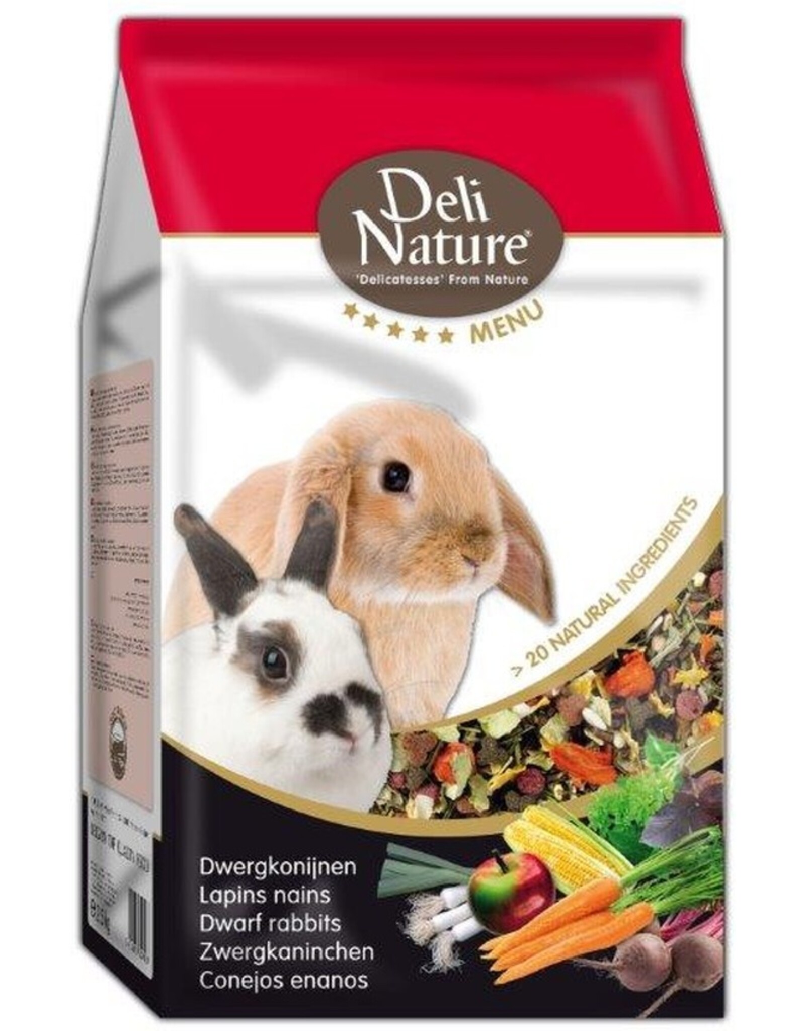 Deli Nature Beduco Deli Nature Nager 5*-Menü ZWERGKANINCHEN 2,5 kg